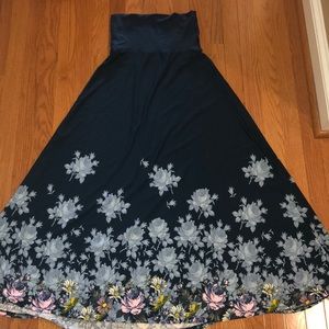 Floral LulaRoe Maxi Dress/Skirt